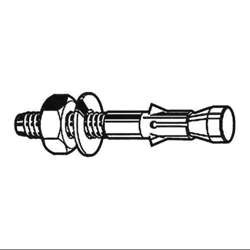U70420.037.0500 303/304 Stainless Steel 3/8 D,5 L,PK10 FABORY Wedge Anchor U70420.037.0500 303/304 Stainless Steel 3/8 D,5 L,PK10 FABORY Wedge Anchor